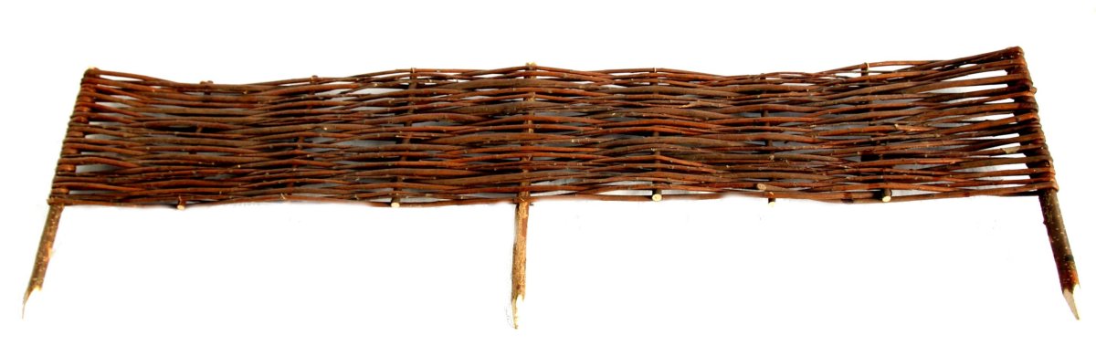 Плетеные заборы из лозы