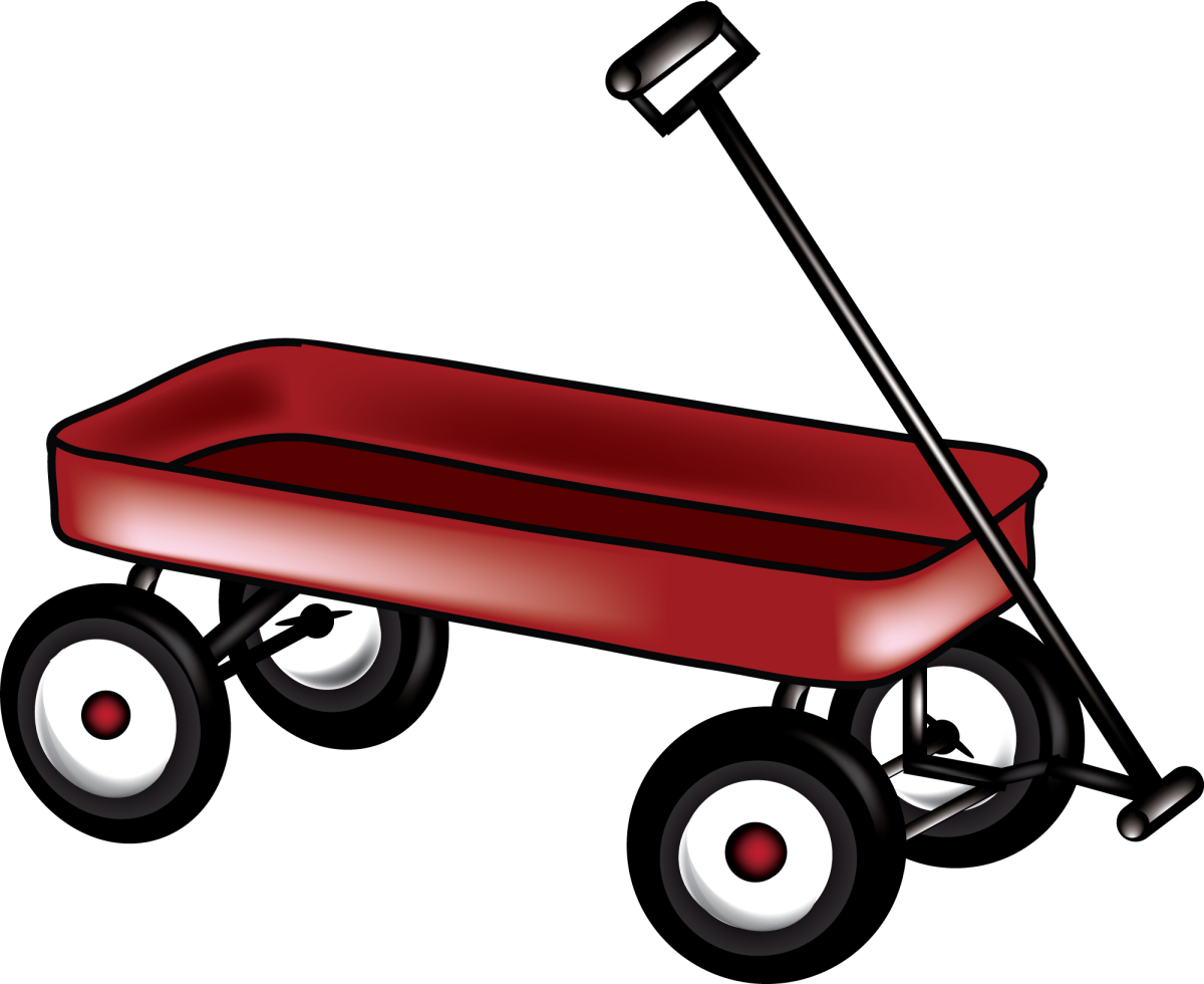 Тележка детская вектор