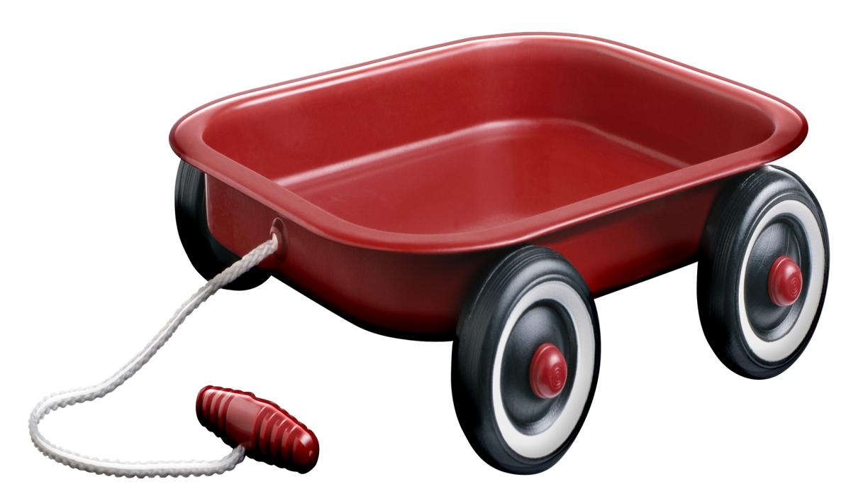 Тележка мультяшная