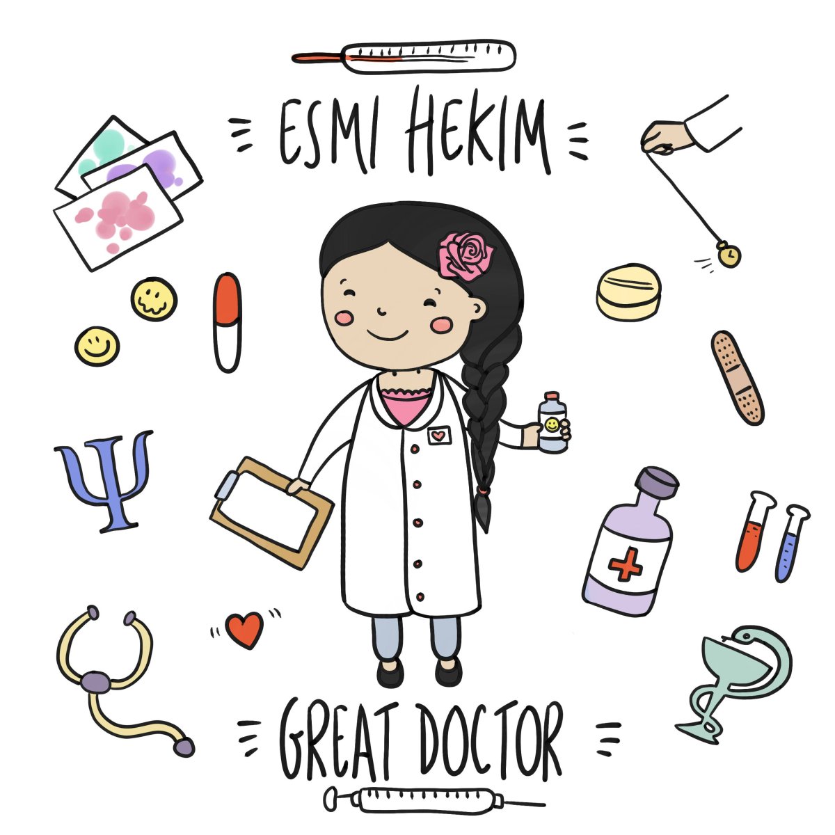 Пинтерест рисунок врача