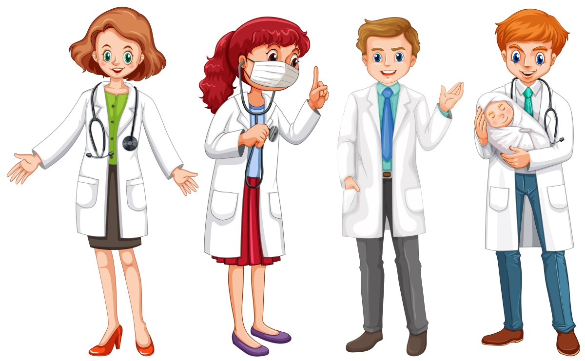 Врачи мультяшные