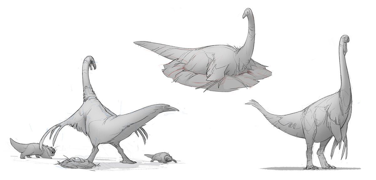 Теризинозавр тероподы