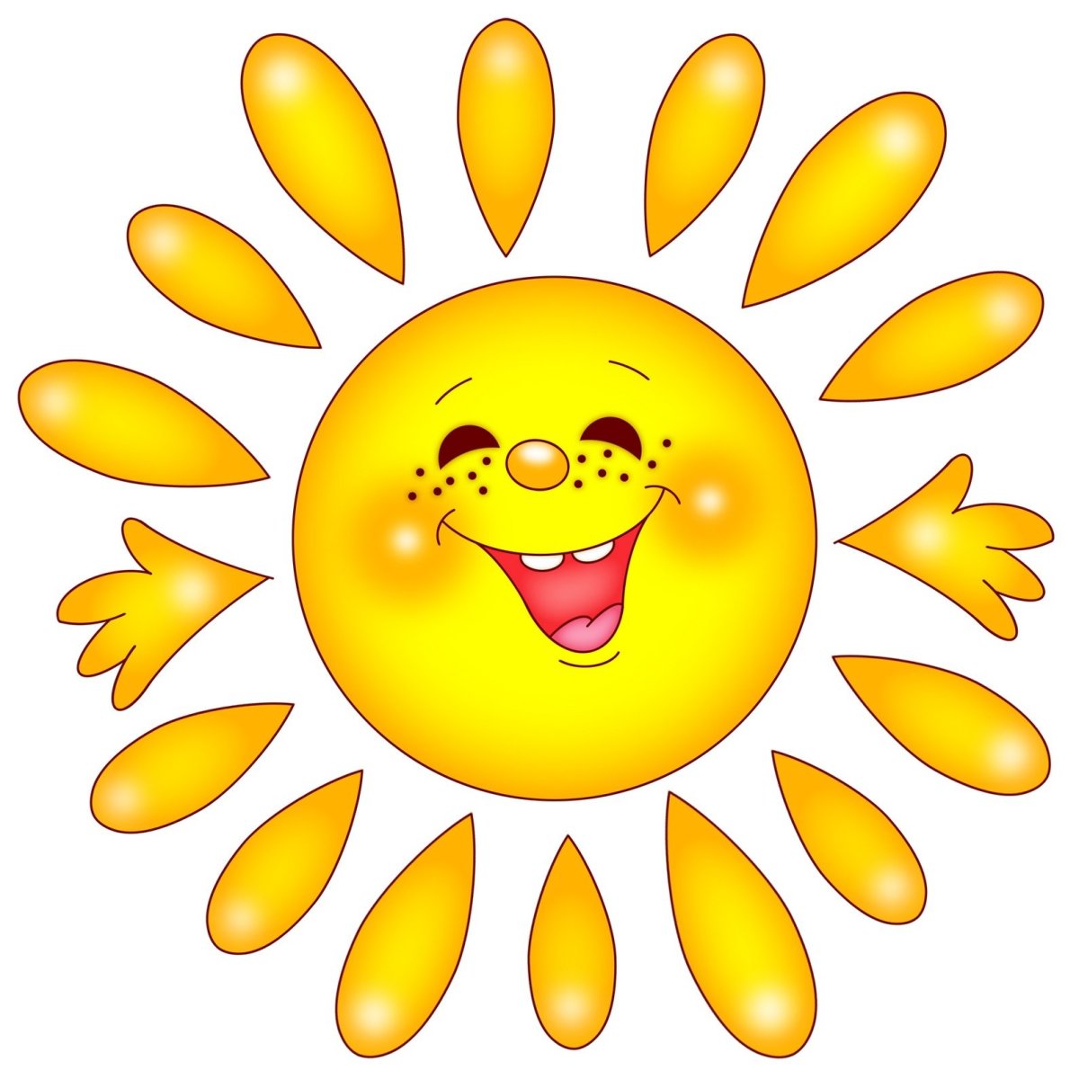 Веселое солнышко