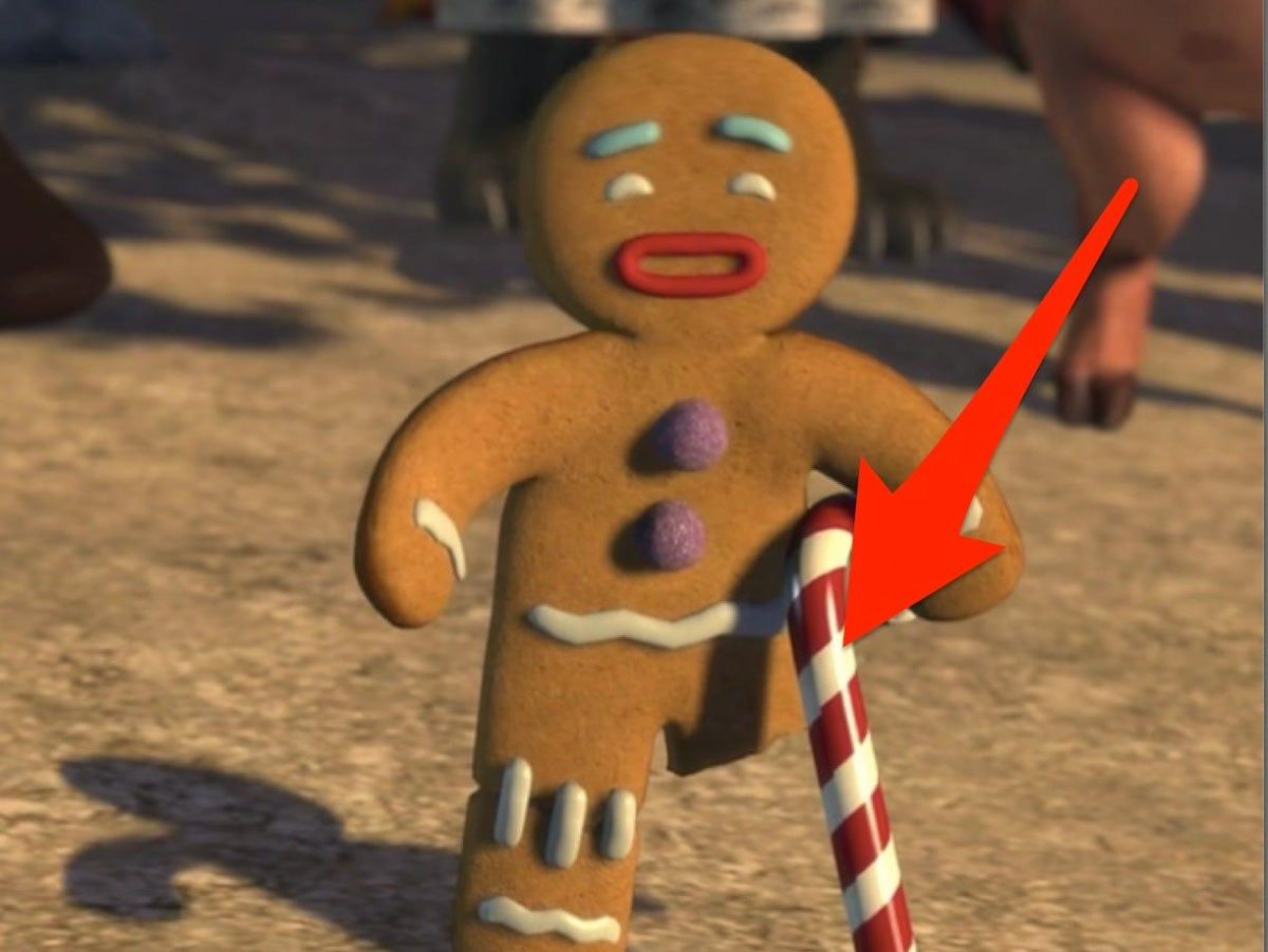 Пряничный человечек Шрек