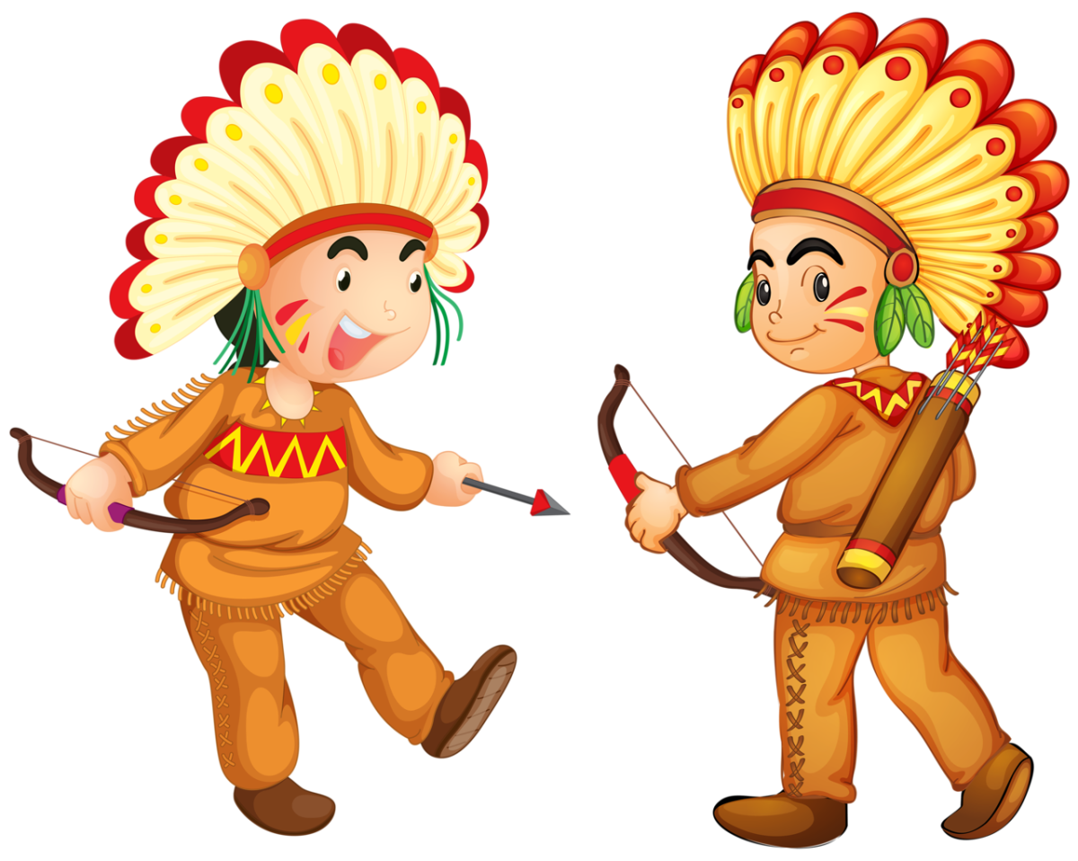 Головной убор индейца вектор