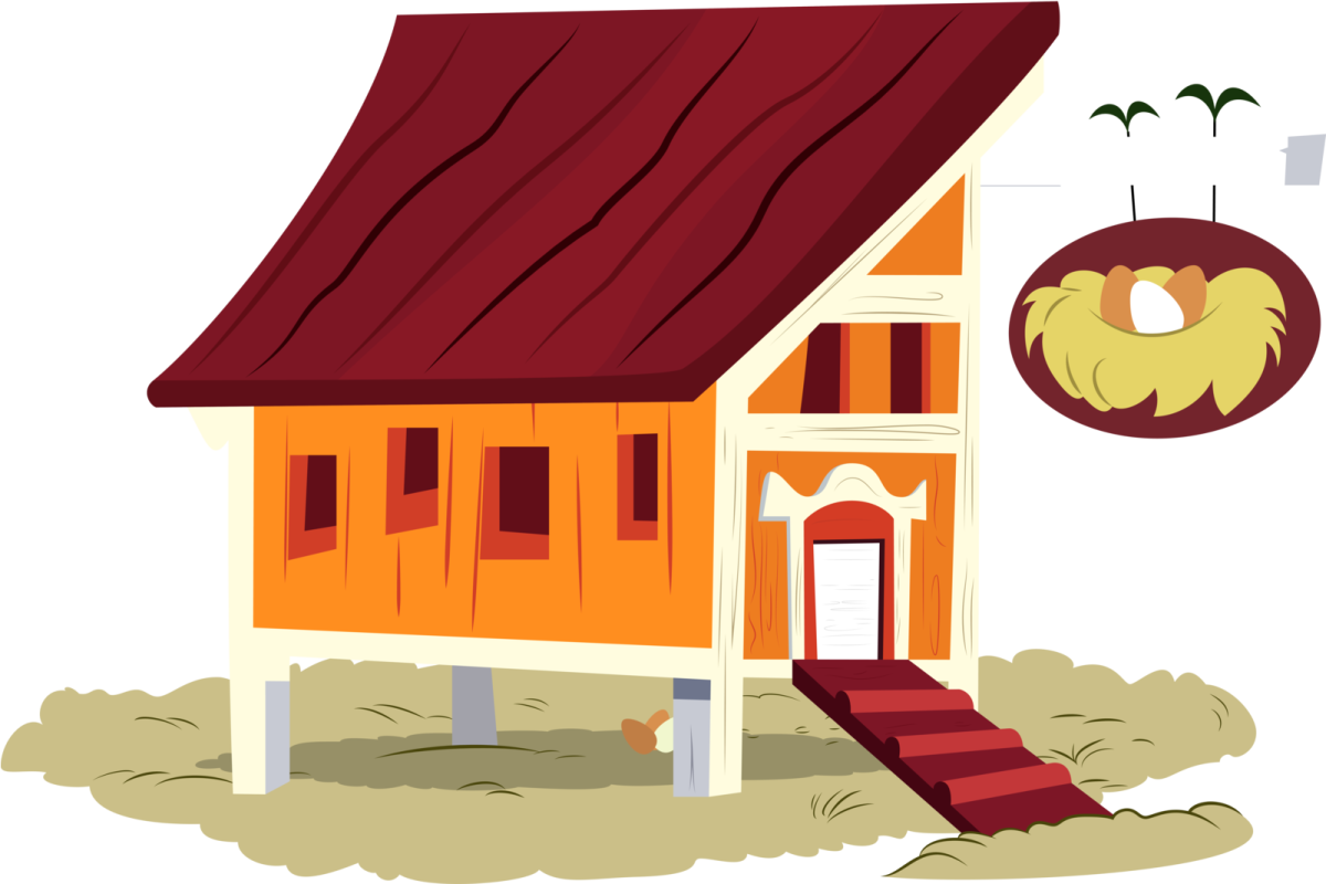 Ферма на белом фоне