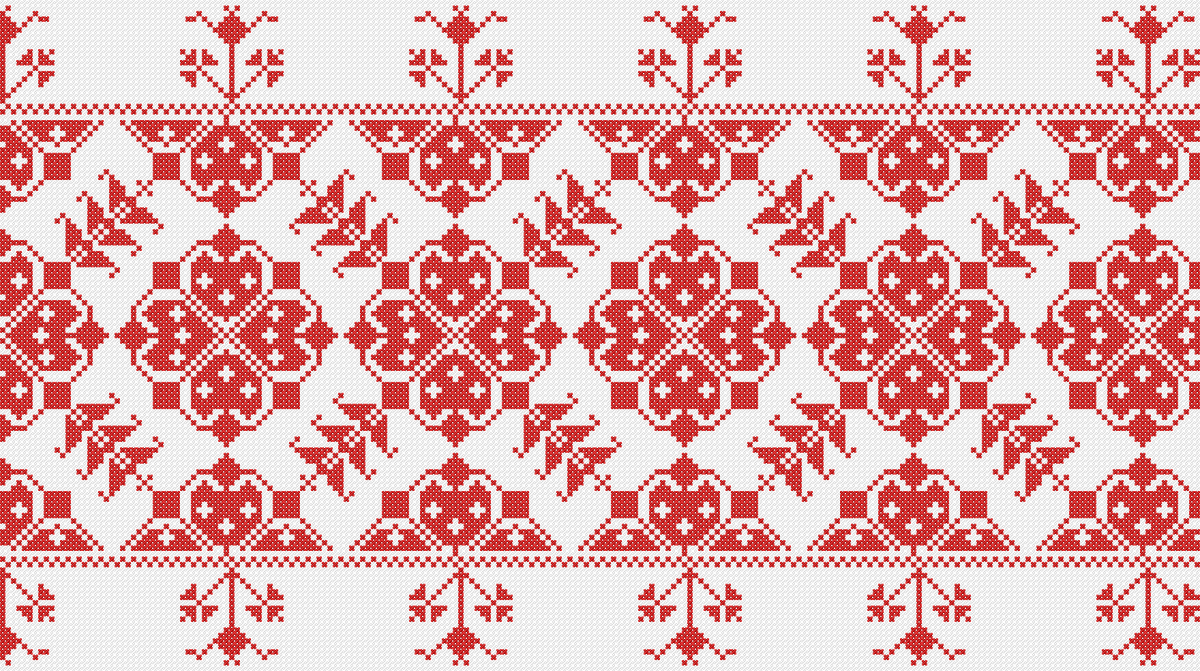 Рушники кубанских Казаков орнамент