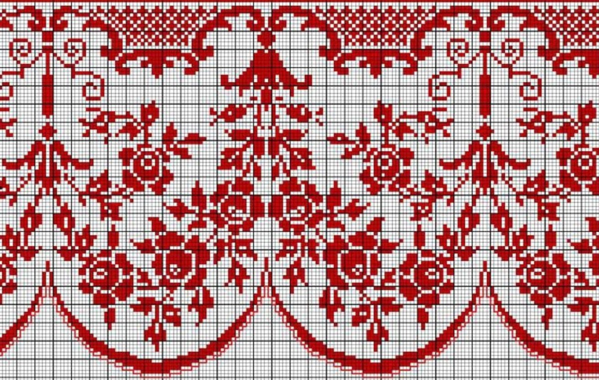 Вышивка крестом рушники