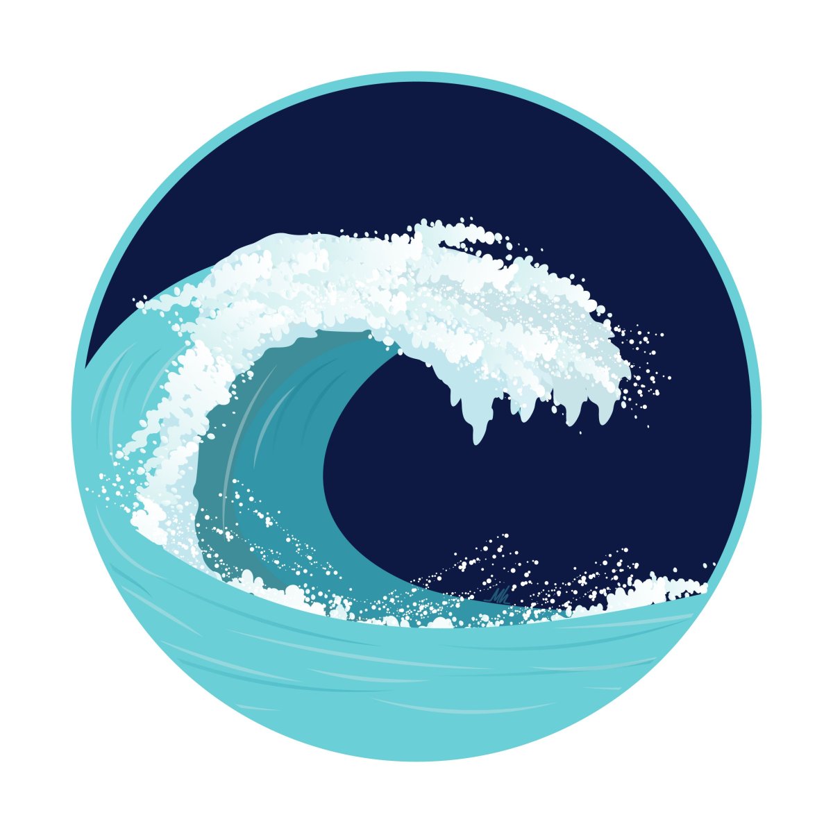 Бирюзовое море вид сверху