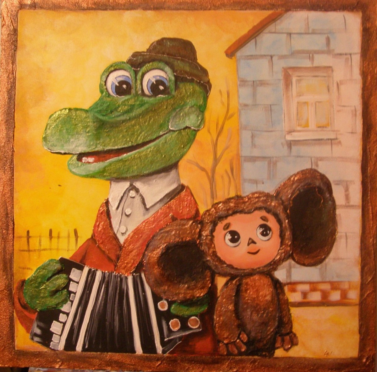 Почему Гена играет на гармошке