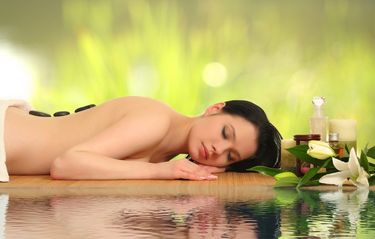 Девушка в спа