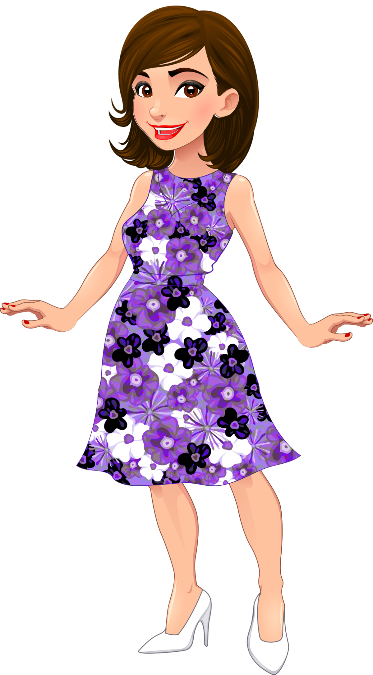 Взрослая женщина рисунок