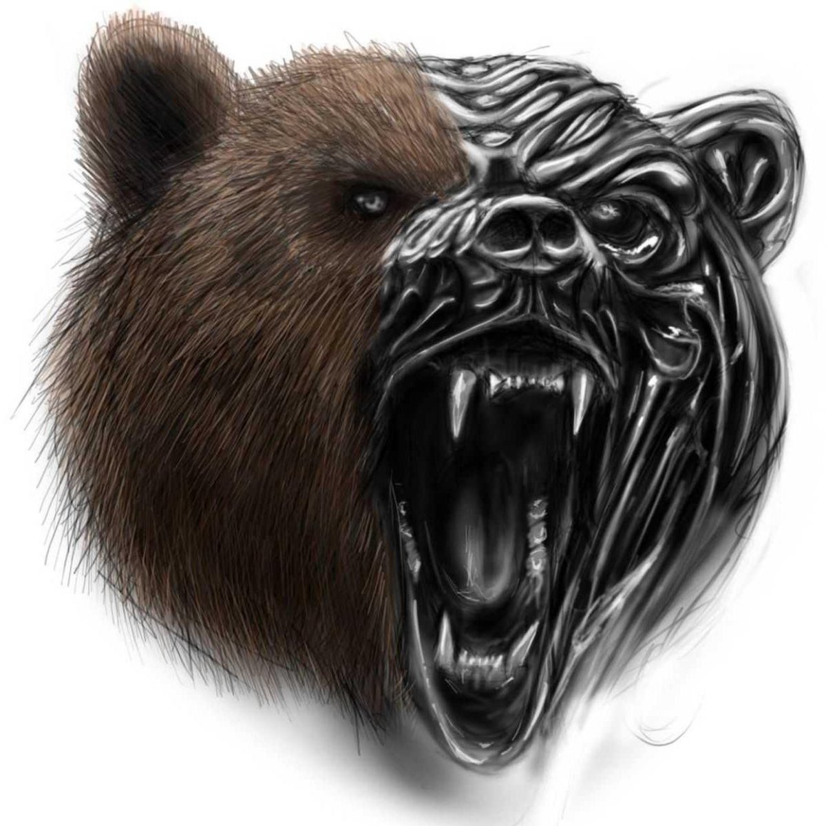 Медоед оскал