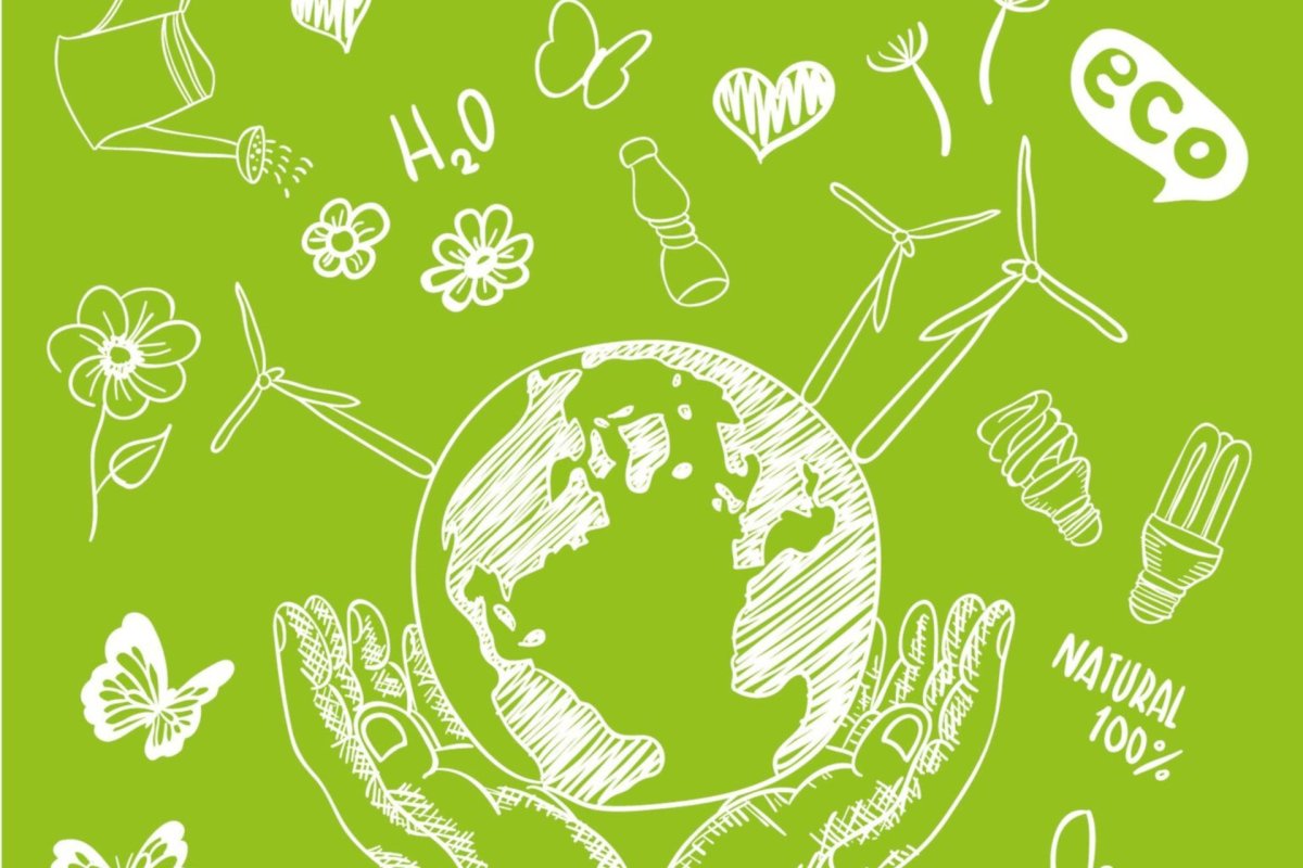 Экологичный фон