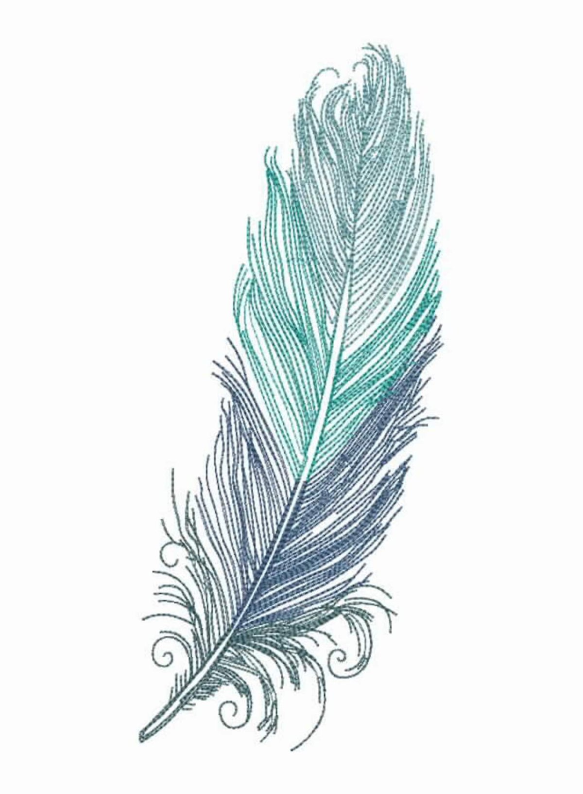 Круг с перьями