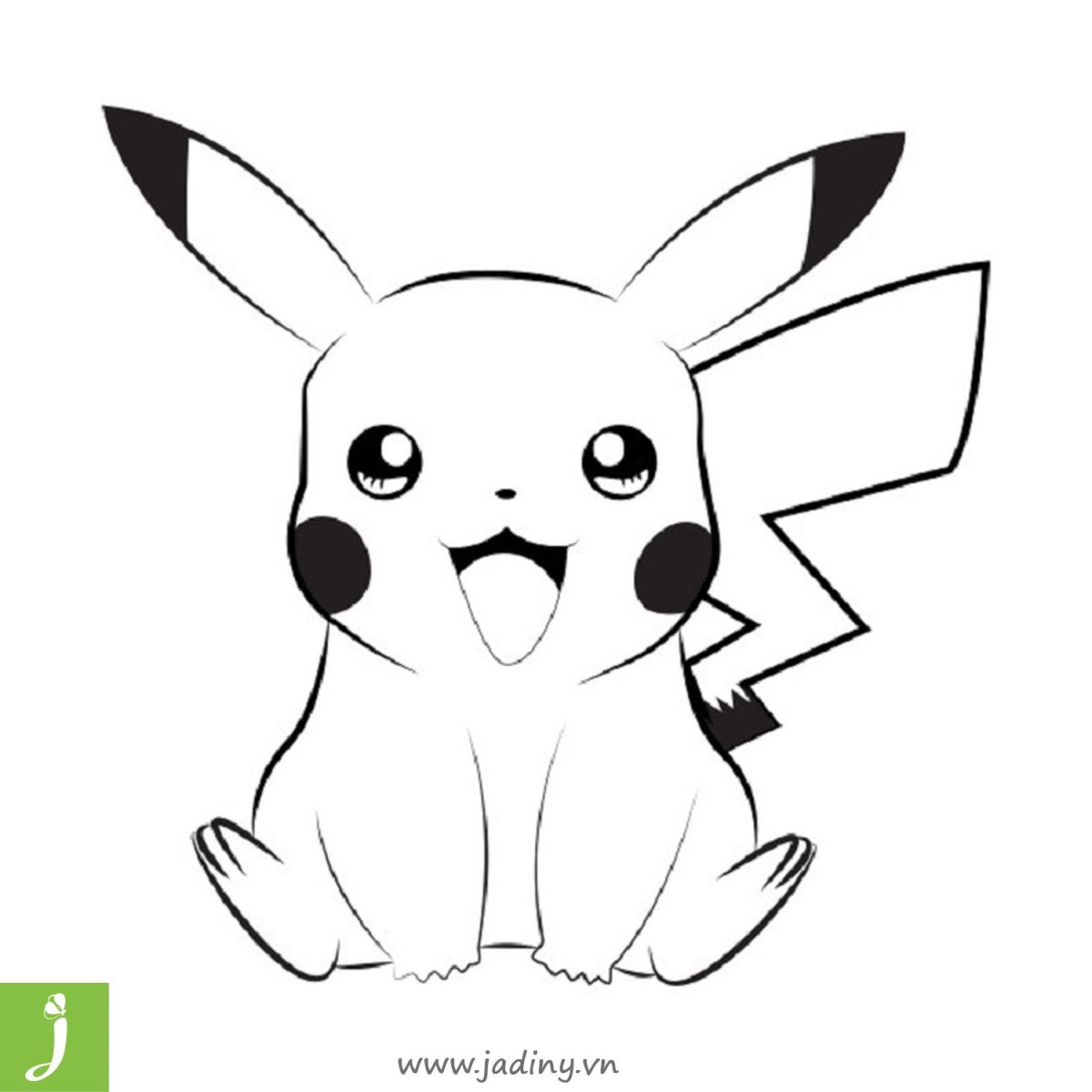 Раскраска Пикачу