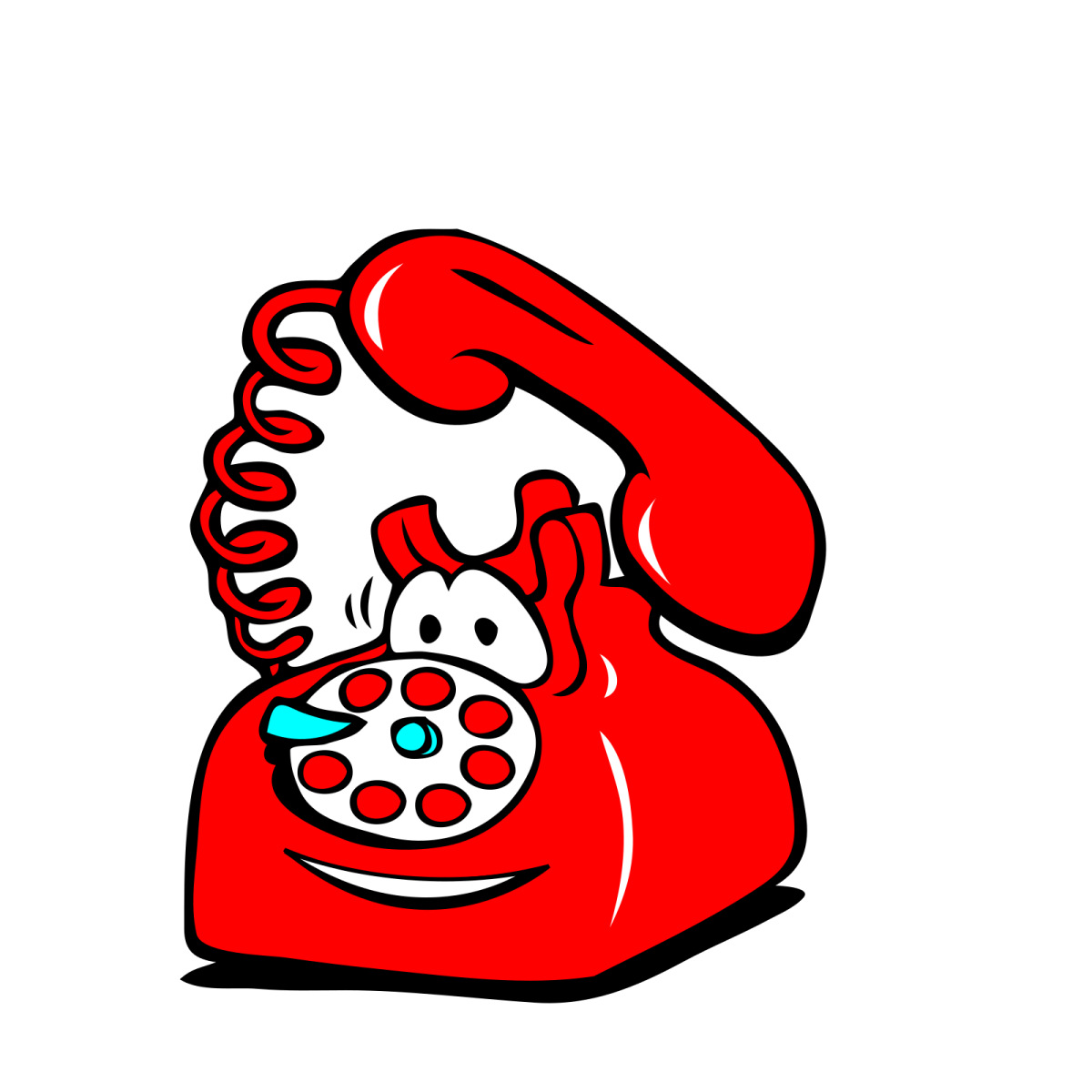 Мобильник мультяшный