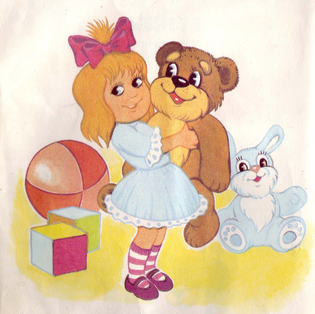 Агния Барто уронили мишку