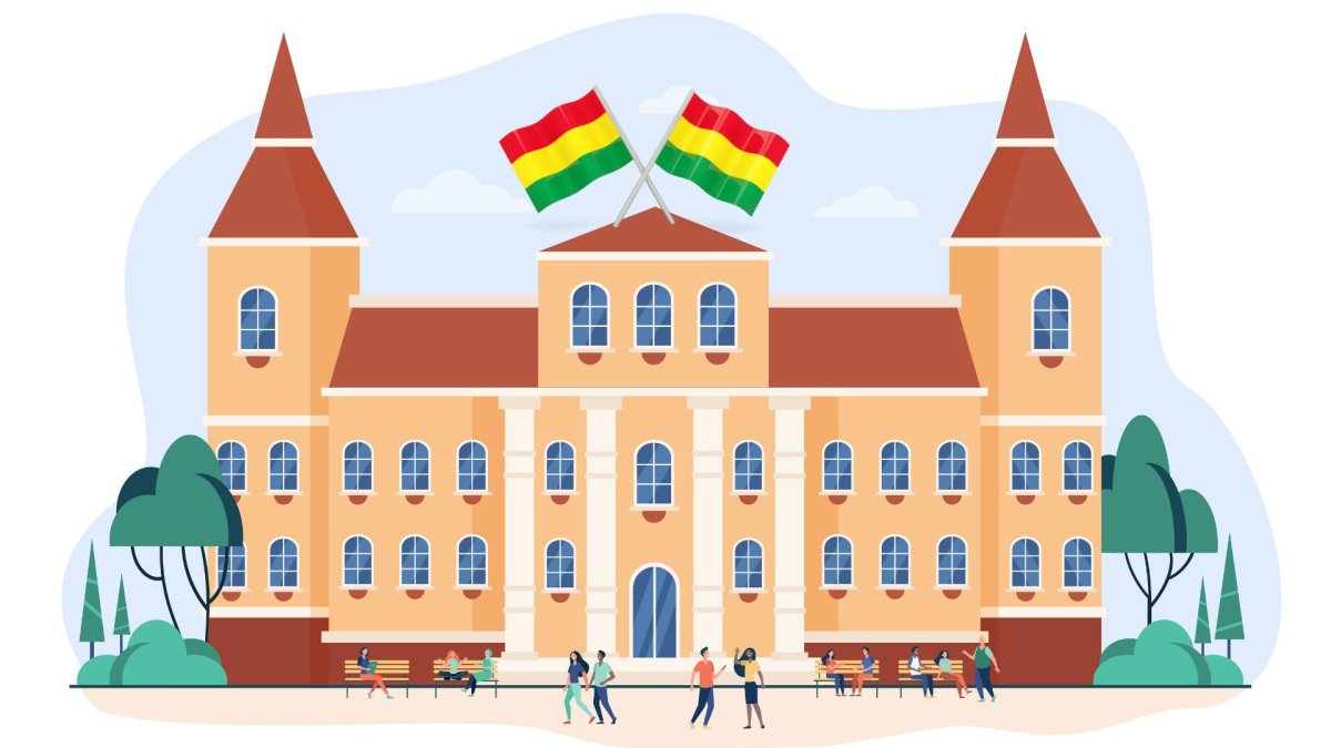 Университет здание вектор