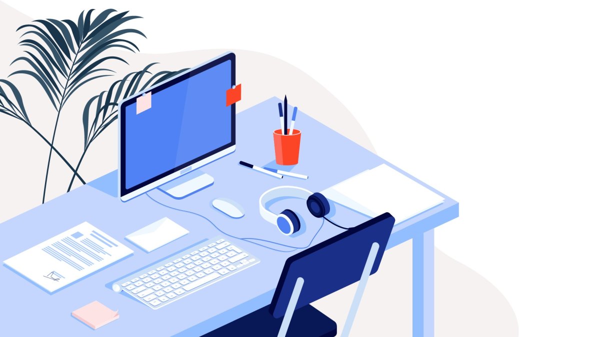 Рабочее место вектор