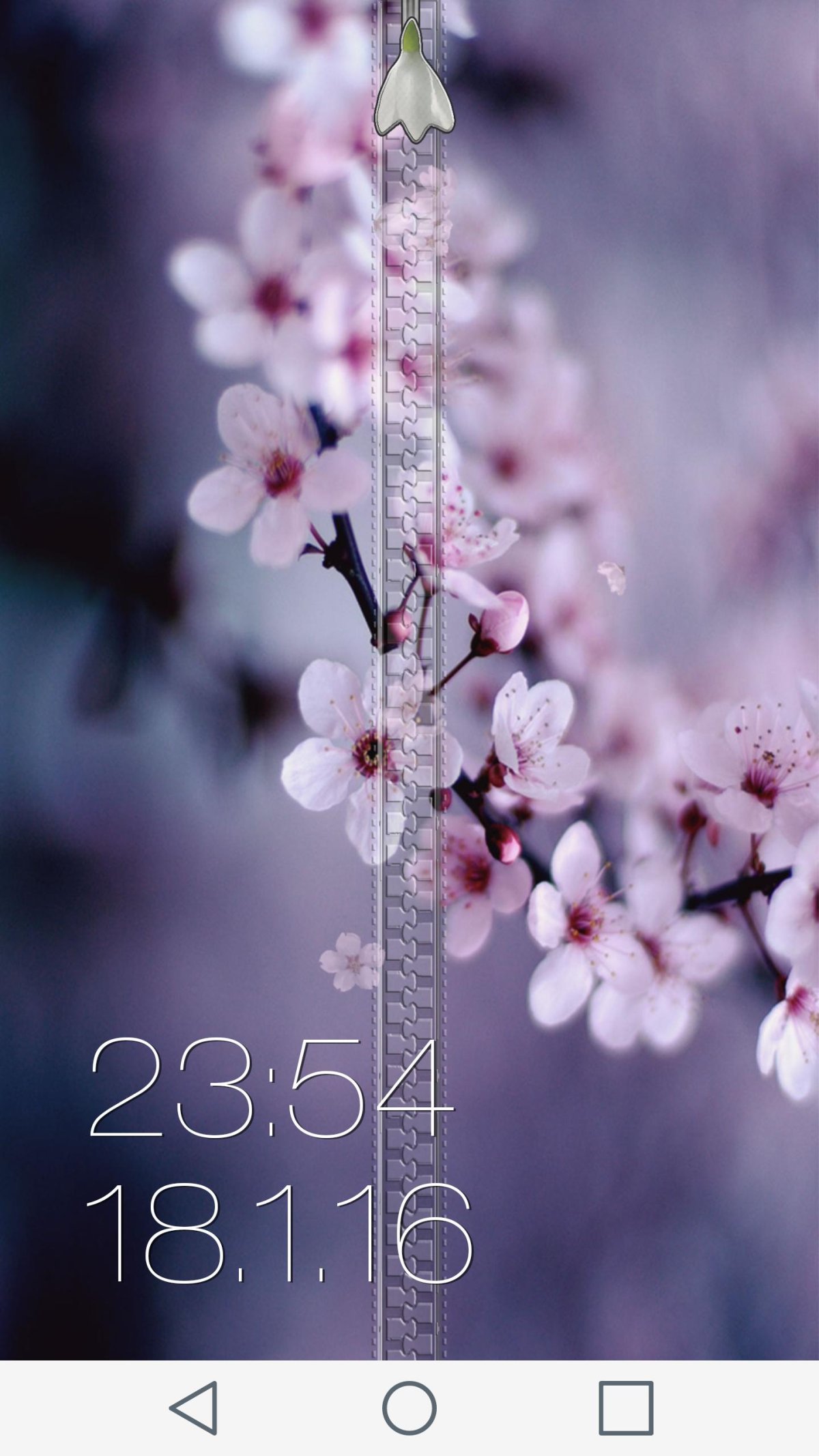 Видел Весна на экран блокировки