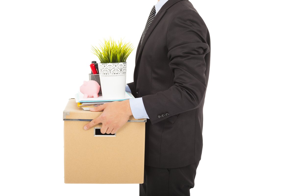 A businessman carrying Flowers