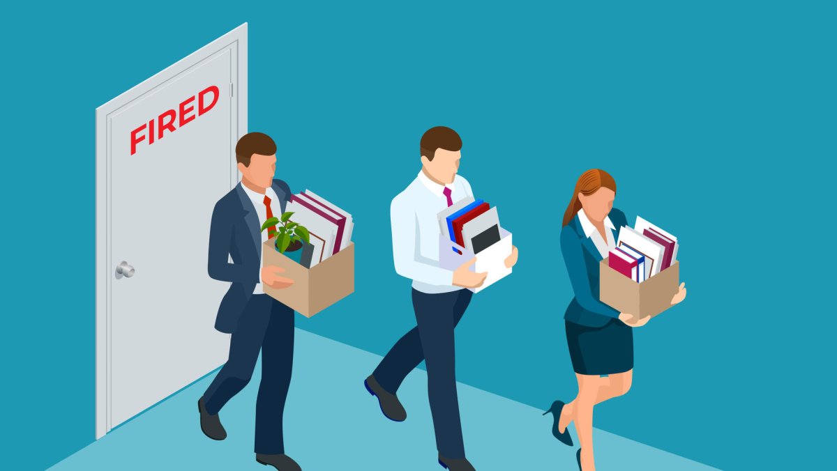 Уволили с работы рисунок