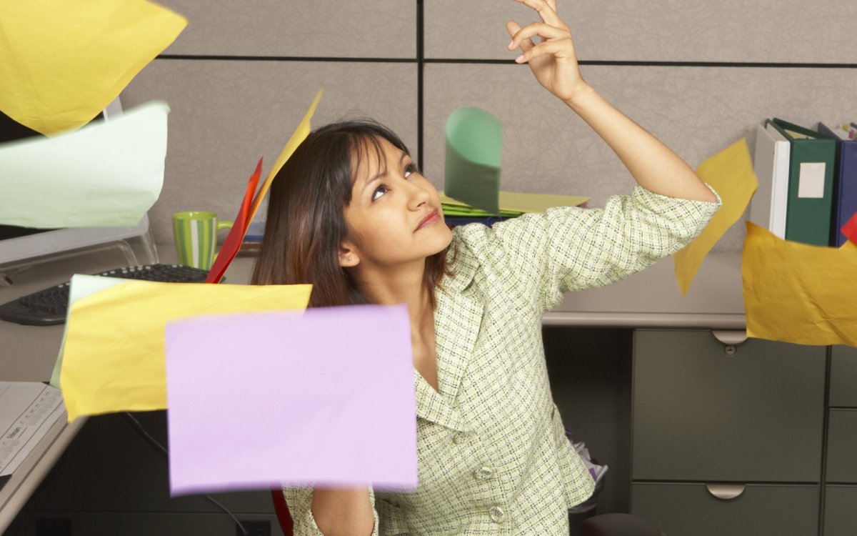 Девушка увольняется