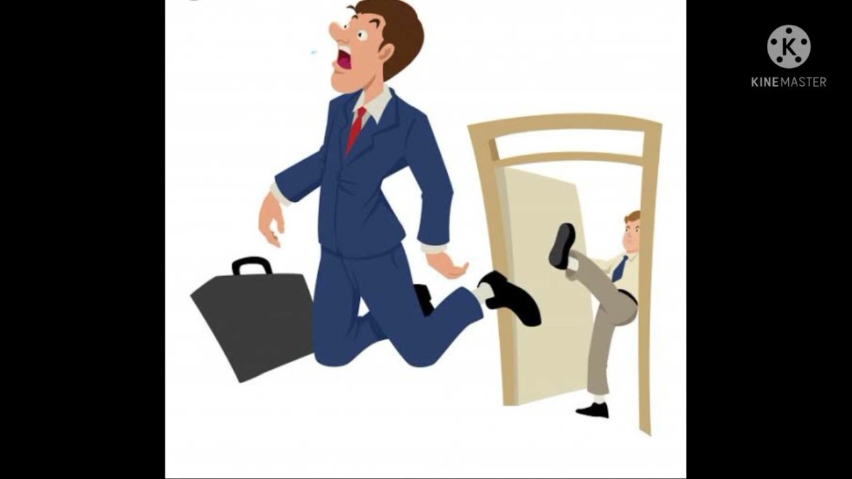 Девушка увольняется