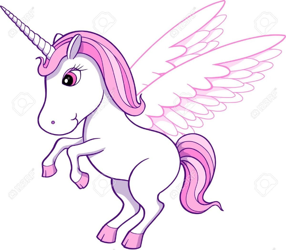 Единорожка с крыльями