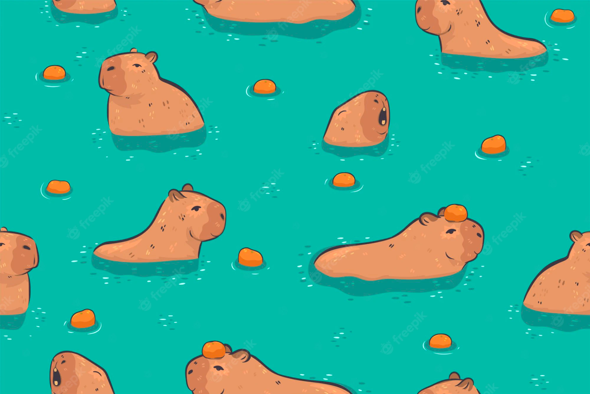 Капибара в скафандре