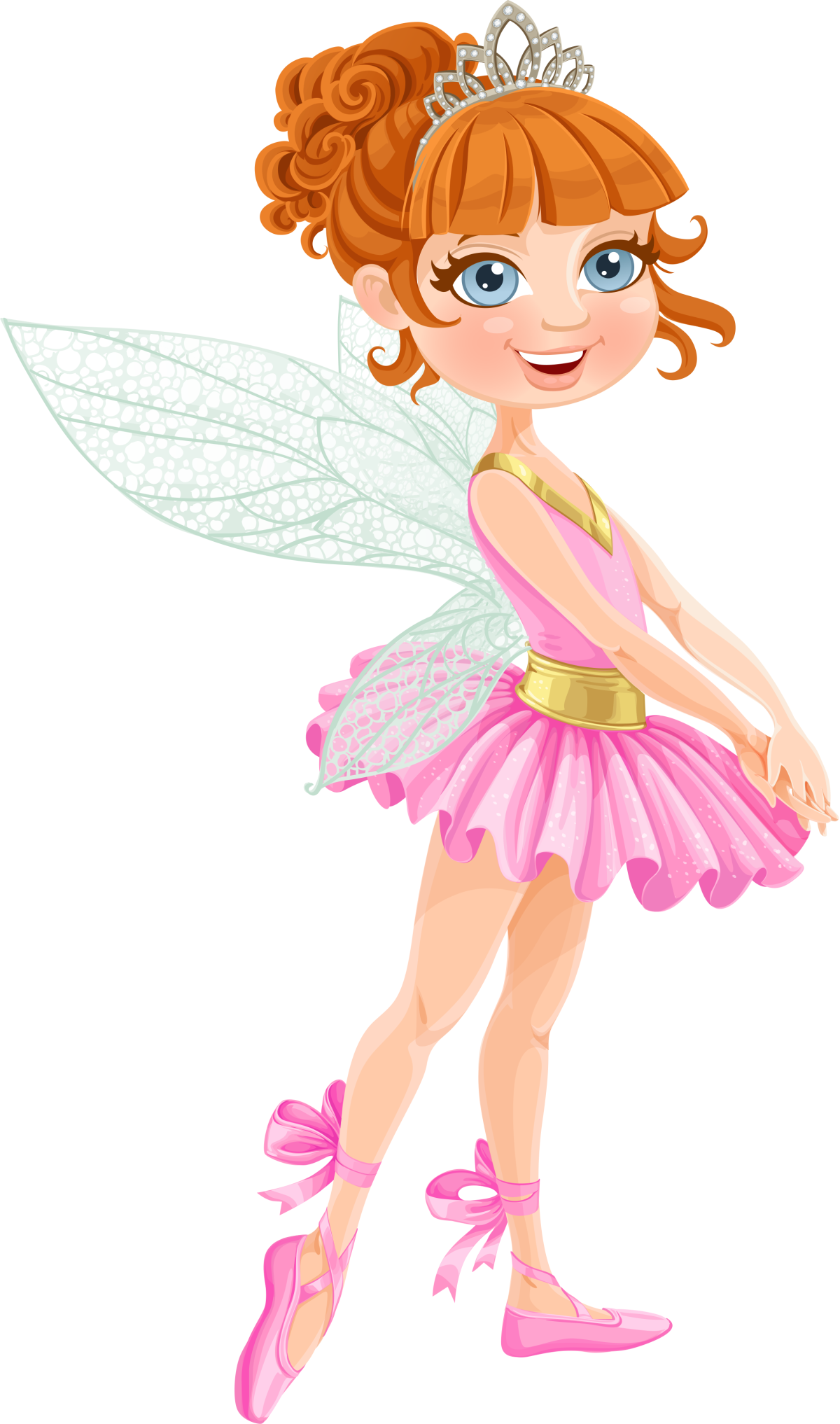 Платье феечки розовое