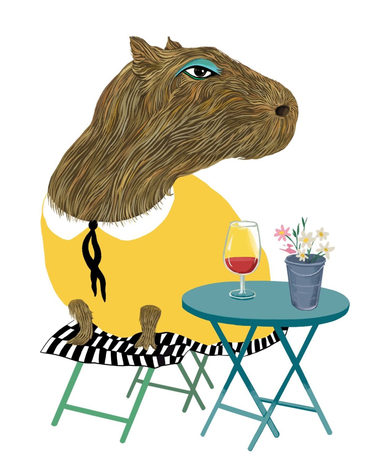 Капибара вектор