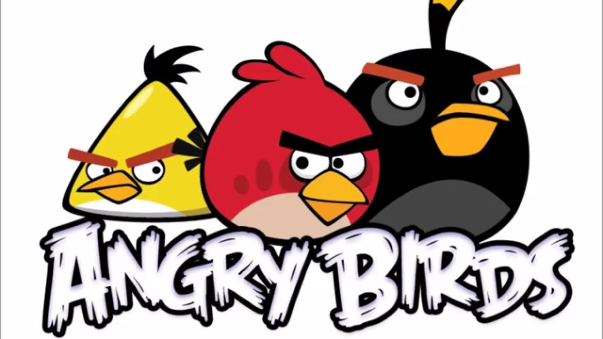 Angry Birds надпись
