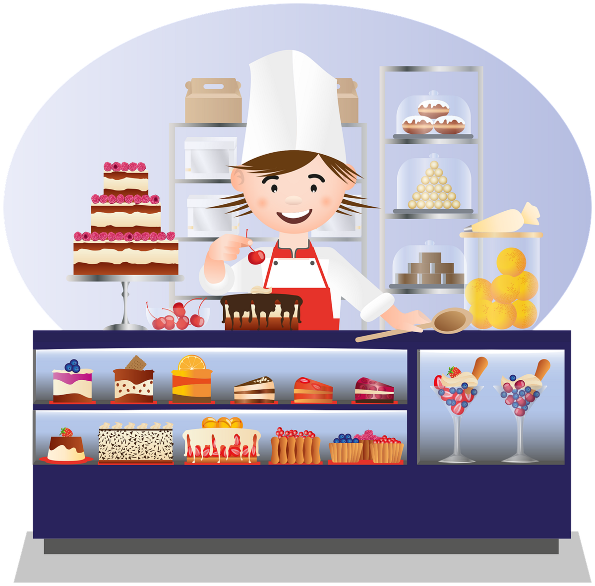 Кондитер рисунок
