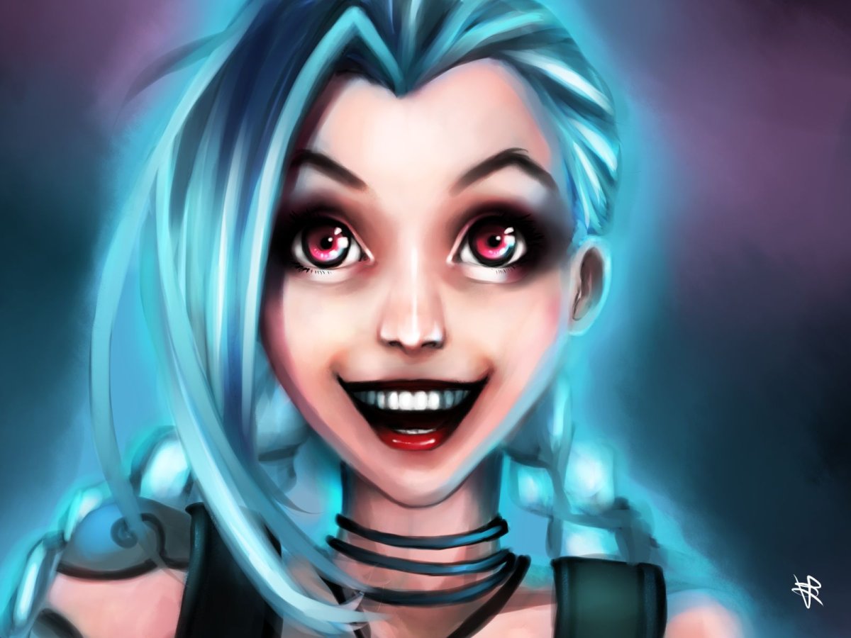 How to draw Jinx