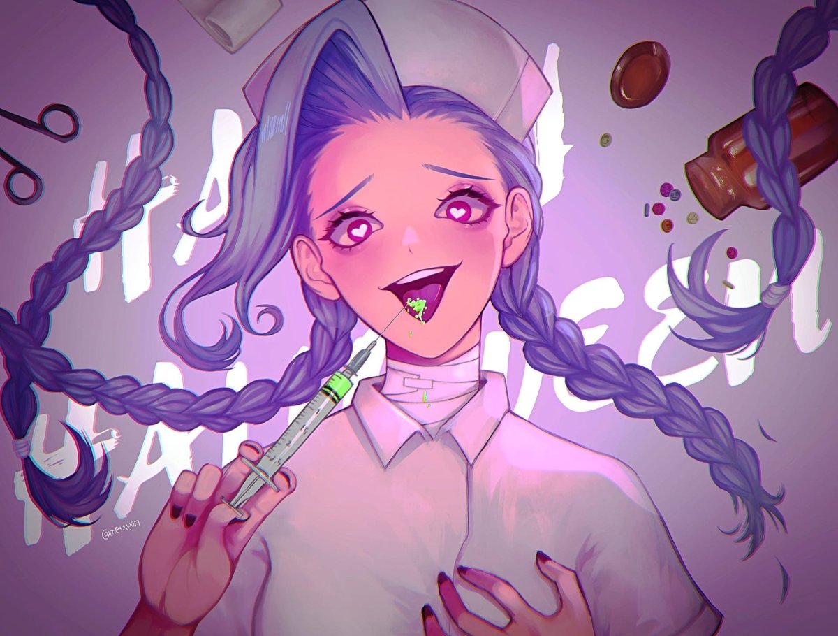 Джинкс лига легенд обои