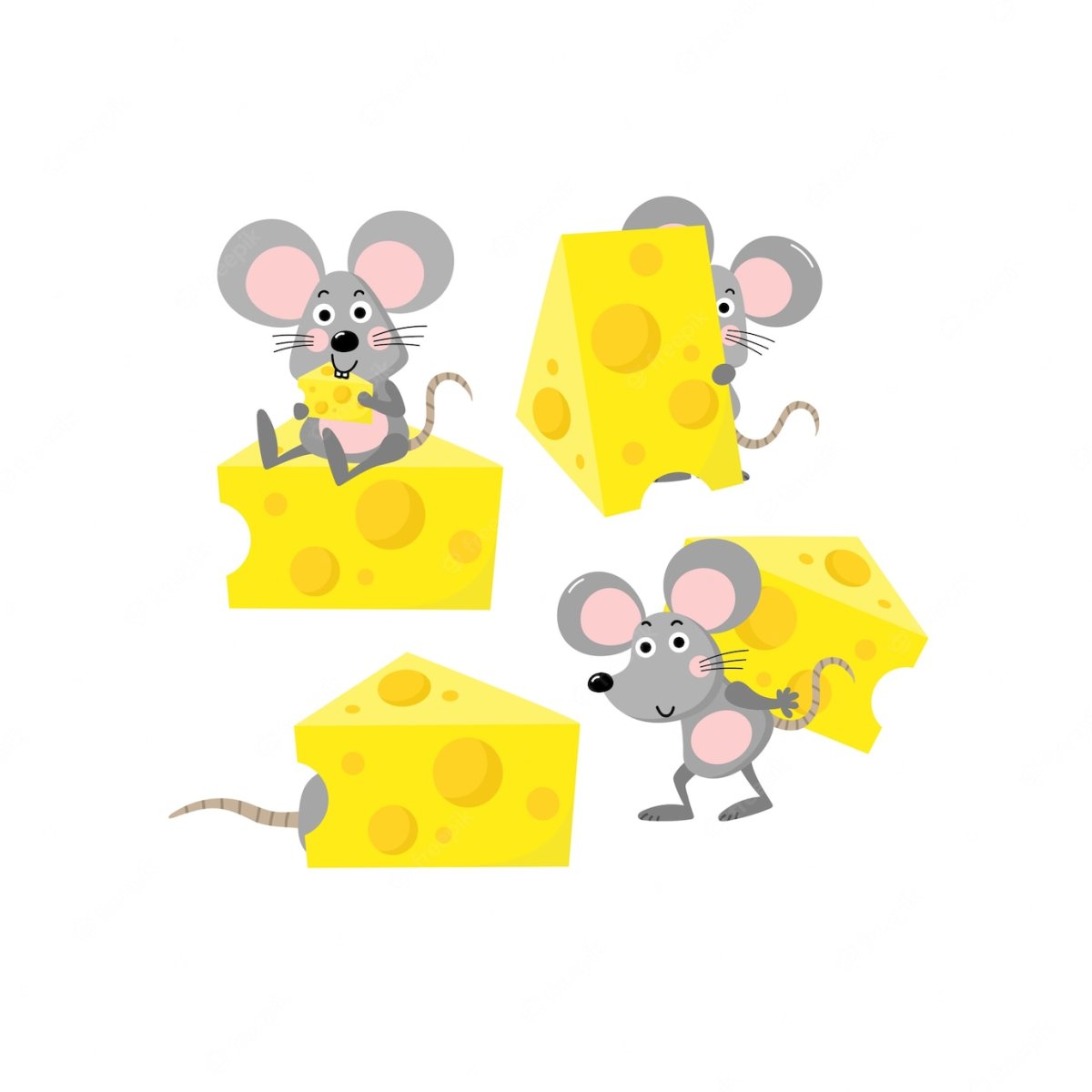 Мышка с сыром рисунок