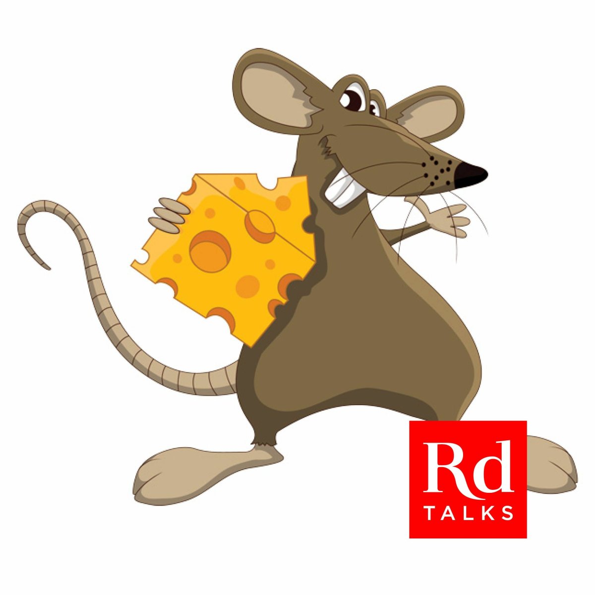 Мышонок из мультика с сыром