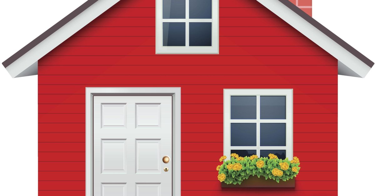 Красный домик