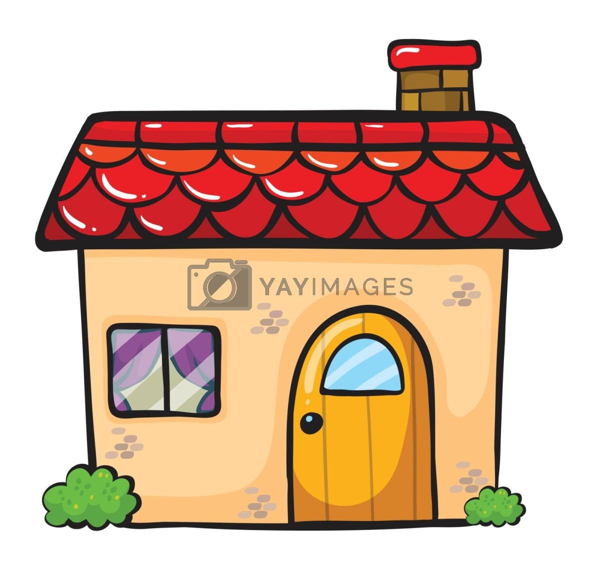 Красный домик