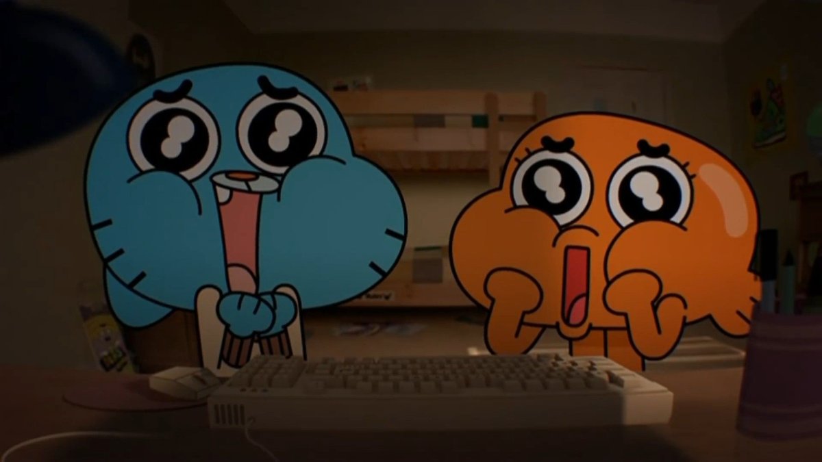 Гамбол и Дарвин парная ава