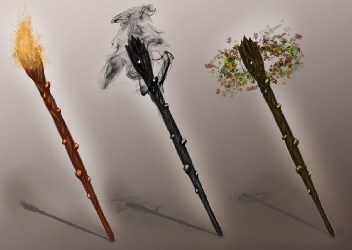 Посох шамана концепт