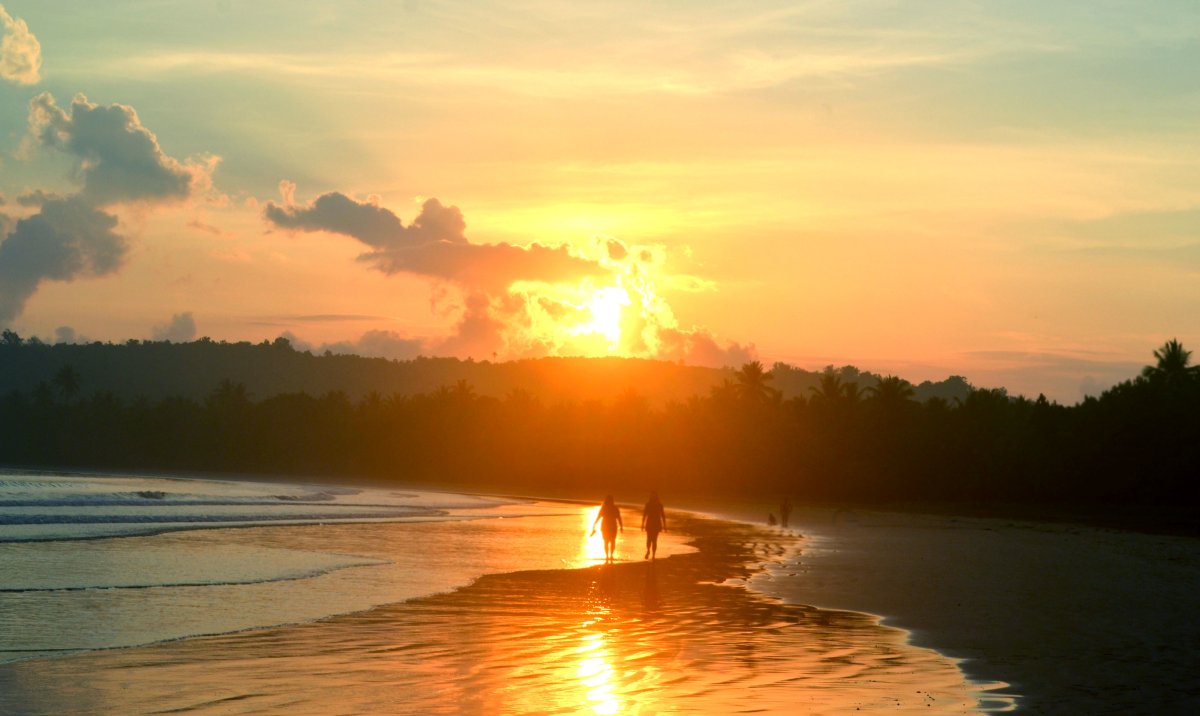 Красивый утренний рассвет