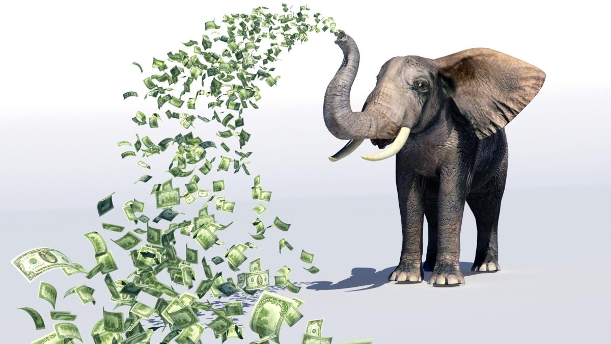 Слоники на долларах