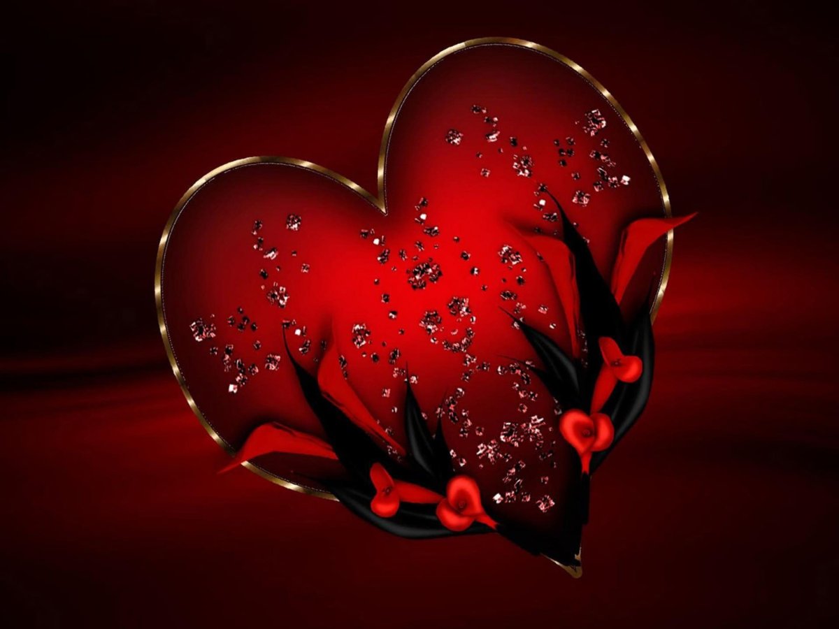 Красивое сердце