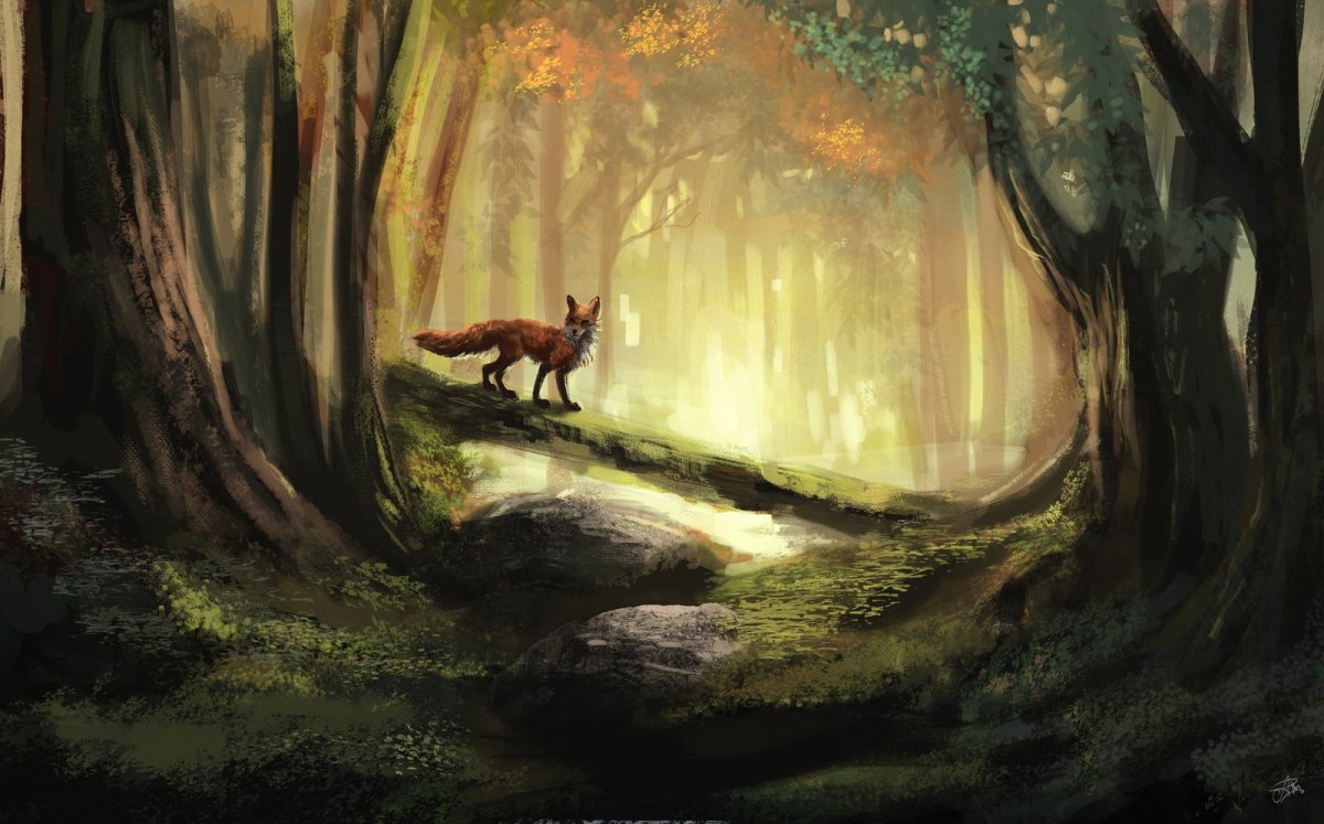 Лисы тропы фэнтези