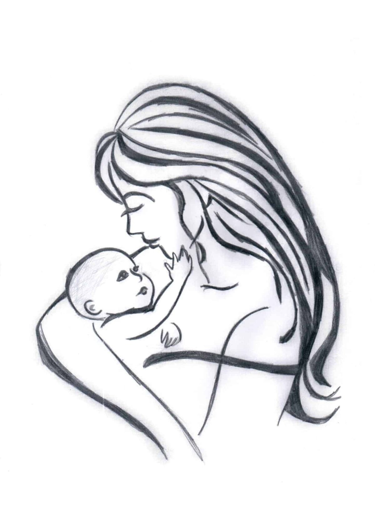 Рисунок ко Дню матери