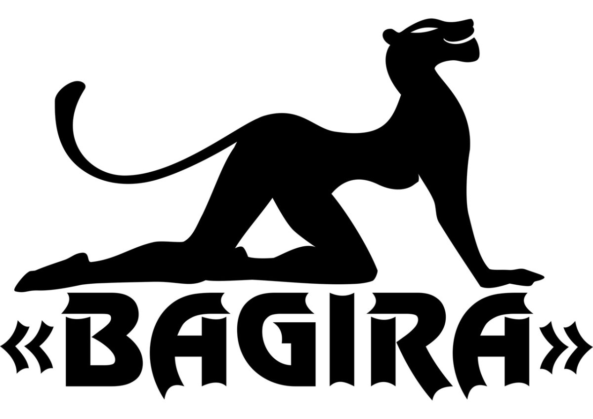 Багира надпись