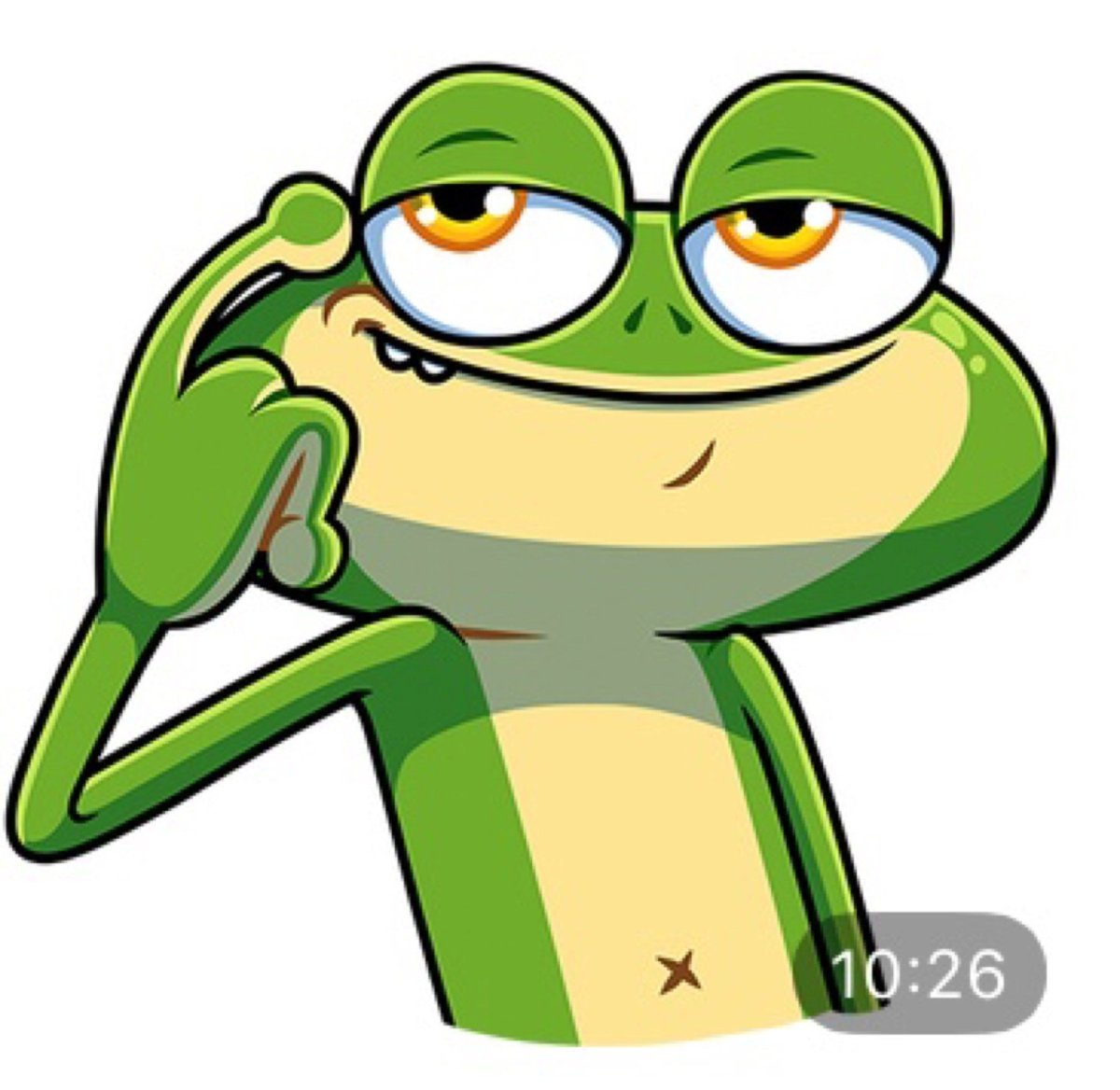 Стикеры ВК Лягуш